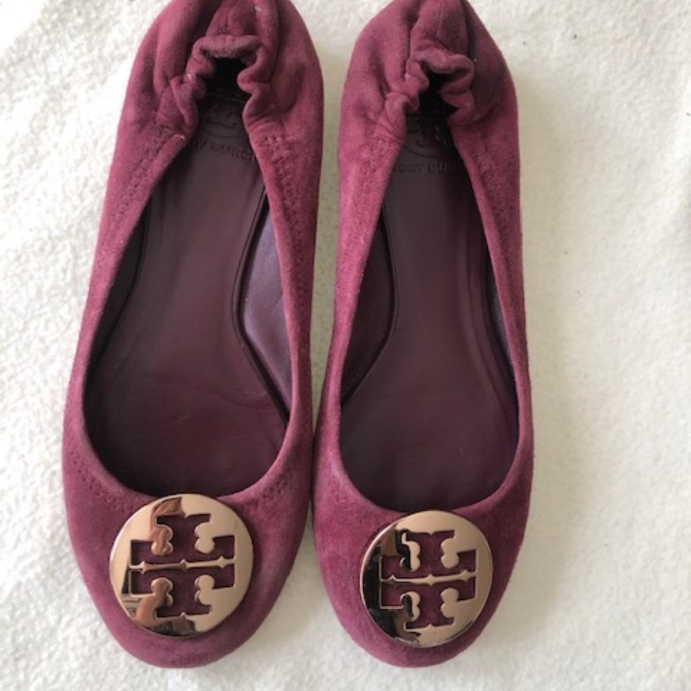 Tory Burch Reva Suede Flats